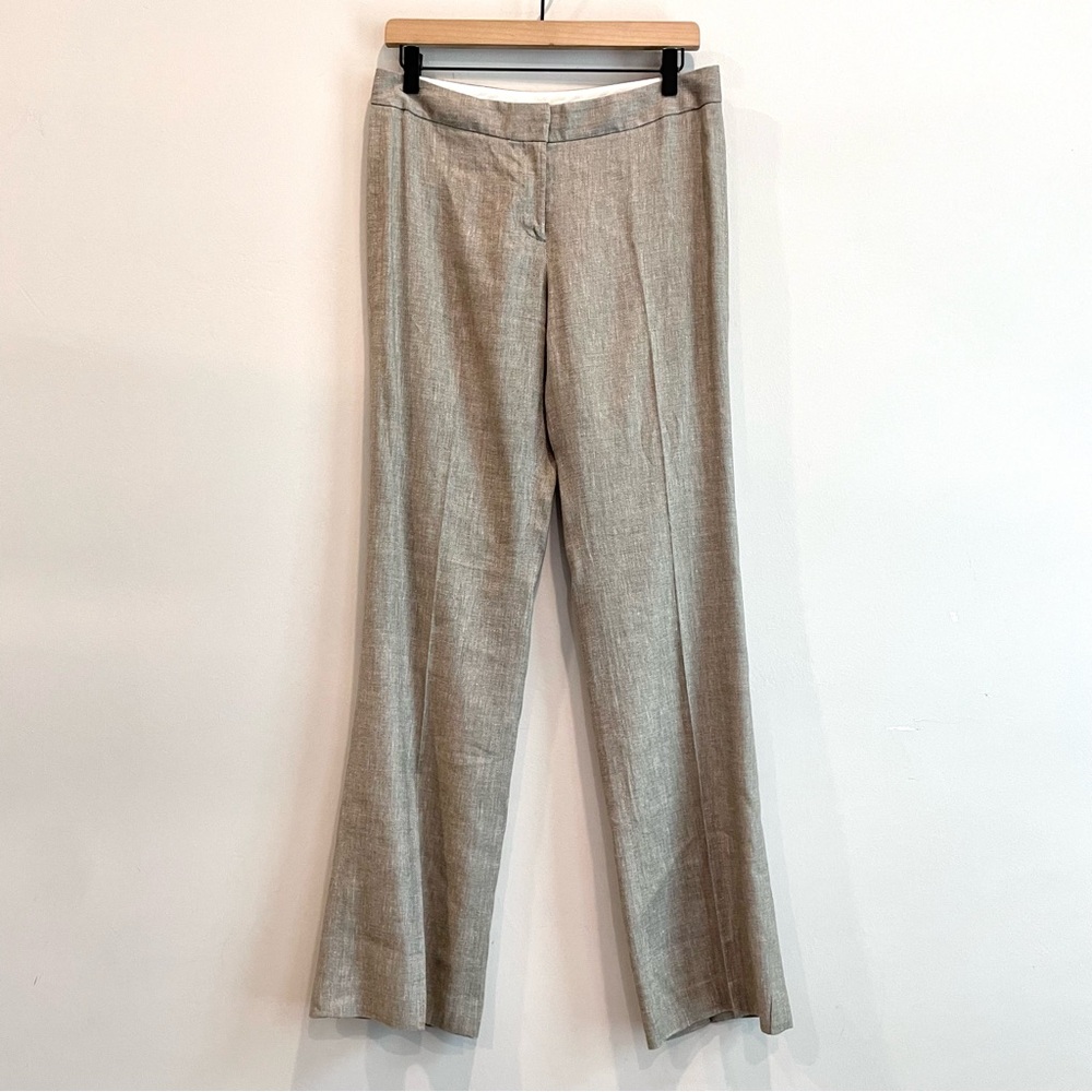 Elie Tahari 2 PC Linen Blend Tweed Blazer Pants Suit Set - Picture 11 of 16